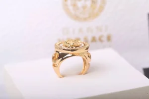 Luxury Womens Jewelry Versace Earring Versace Resin Medusa Ring A205PP130 AA172166