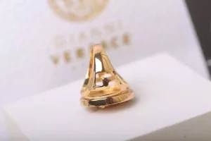 Luxury Womens Jewelry Versace Earring Versace Resin Medusa Ring A205PP130 AA172166