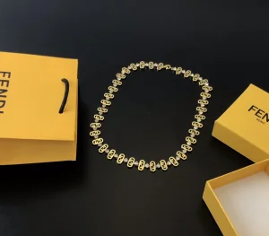 Fendi Necklace Olock Necklaces 