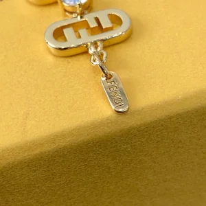 Luxury Womens Jewelry Fendi Necklace Olock Necklaces A39PP180 AA177186