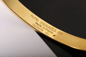 Replica Womens Jewelry Hermes Small Kelly Bracelet in Gold A205PP420 AA178431
