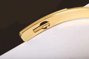 Replica Womens Jewelry Hermes Small Kelly Bracelet in Gold A205PP420 AA178431