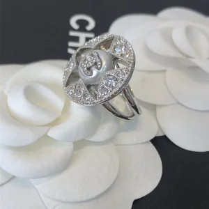 Chanel Round Star Crystals Rings 