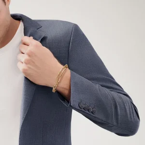 Replica Womens Jewelry Tiffany HardWear Link Bracelet Gold A205PP220 AA178954