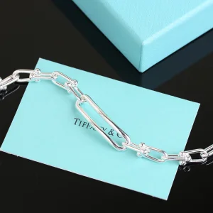 Replica Womens Jewelry Tiffany HardWear Link Bracelet Silver A205PP220 AA178953