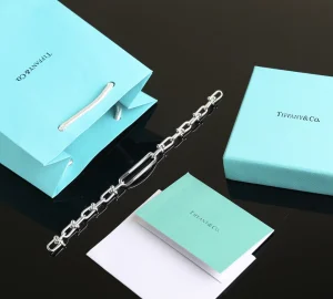 Replica Womens Jewelry Tiffany HardWear Link Bracelet Silver A205PP220 AA178953