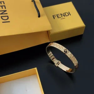 Replica Womens Jewelry Fendi F IS Fendi Bracelet in Gold A39PP130 AA179921