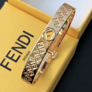 Replica Womens Jewelry Fendi F IS Fendi Bracelet in Gold A39PP130 AA179921