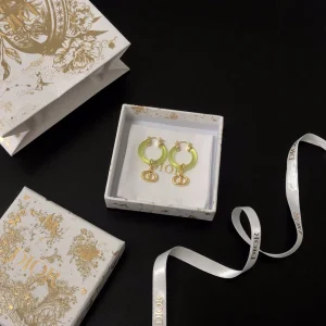 Replica Womens Jewelry Dior Navy CD Earrings A39PP120 AA180610