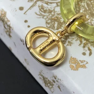 Replica Womens Jewelry Dior Navy CD Earrings A39PP120 AA180610
