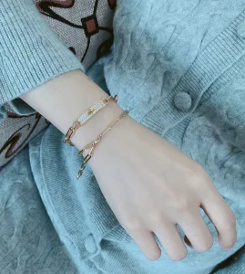 Replica Womens Jewelry Hermes Kelly Chaine Choker Gold Necklace A205PP480 AA182046