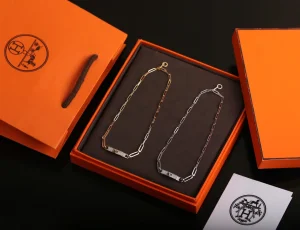 Replica Womens Jewelry Hermes Kelly Chaine Choker Gold Necklace A205PP480 AA182046