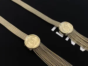 Replica Womens Jewelry Chanel Gold Tassel Chain Necklace AB7987 A39PP380 AA183440