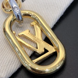 Replica Womens Jewelry Louis Vuitton Everday LV Chain Gold Earrings A39PP140 AA184225