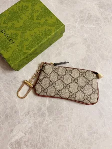 Gucci GG Supreme Canvas Key Case