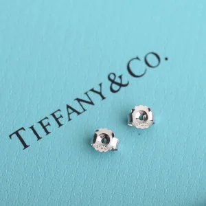 Replica Womens Jewelry Tiffany Diamonds Oval Earrings A205PP180 AA188566