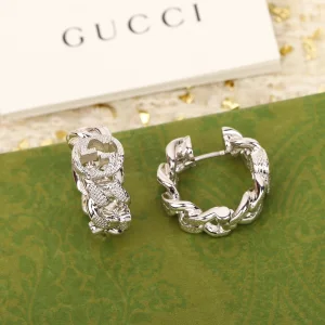 Replica Womens Jewelry Gucci Interlocking G Gourmette Chain Rings A152PP180 AA190281