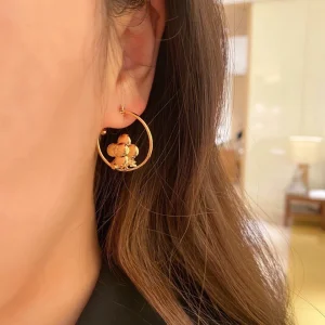 Replica Womens Jewelry Louis Vuittono Vivienne Gold Earrings A152PP180 AA190562