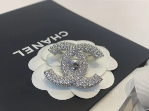 Essenceofluxury Womens Jewelry Chanel Crystals CC Brooch A39PP180 AA192616