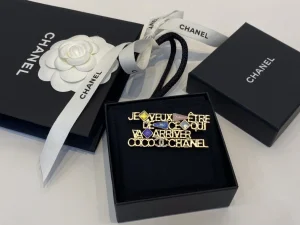 Replica Womens Jewelry Chanel CC Coco Monogram Brooch A39PP180 AA193044