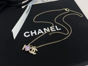 Essenceofluxury Womens Jewelry Chanel I Love CC Pendant Necklace A39PP280 AA194552