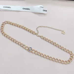 Essenceofluxury Womens Belts Chanel Gold Chain Belt A175PP240 AA196066