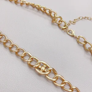 Essenceofluxury Womens Belts Chanel Gold Chain Belt A175PP240 AA196066