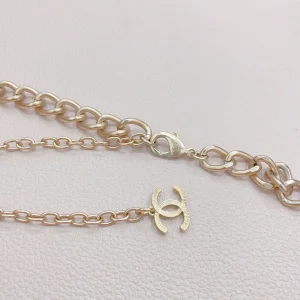 Essenceofluxury Womens Belts Chanel Pearls CC Logo Chain Belt A175PP240 AA196063