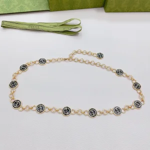Gucci Interlocking G Gold Chain Belt 