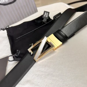 Essenceofluxury Mens Belts Zegna Leather Belt in Black A175PP240 AA196617