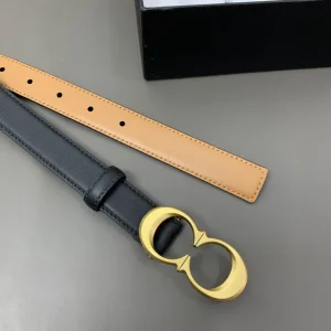 Essenceofluxury Womens Belts Coach Leather Belt in Black 25MM A175PP240 AA197023