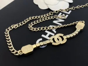 Essenceofluxury Womens Jewelry Chanel Crystals CC Logo Chain Necklace A39PP280 AA198863