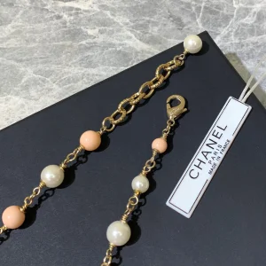 Essenceofluxury Womens Jewelry Chanel Flowers Long Pearls Necklaces A205PP380 AA198917