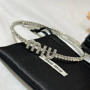 Essenceofluxury Womens Jewelry Miu Miu Diamonds Choker Necklaces A152PP280 AA199440
