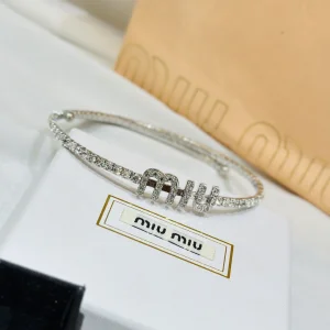 Essenceofluxury Womens Jewelry Miu Miu Diamonds Choker Necklaces A152PP280 AA199440