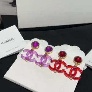 Essenceofluxury Womens Jewelry Chanel CC Logo Pendant Earrings AB9027 A152PP180 AA199927