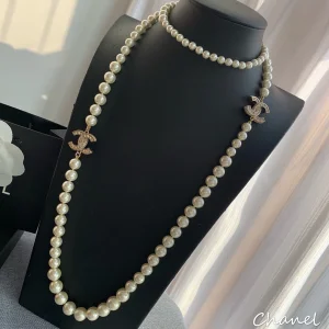 Essenceofluxury Womens Jewelry Chanel Vintage Classic Pearls Necklaces A152PP280 AA199934