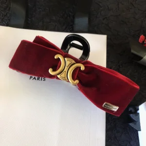 Essenceofluxury Womens Jewelry Celine Triomphe Hair Clip A152PP180 AA200460