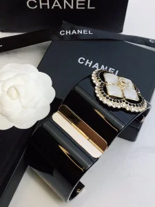 Essenceofluxury Womens Jewelry Chanel Black Bracelets A152PP280 AA200479