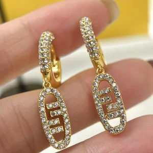 Fendi Crystals Earrings 