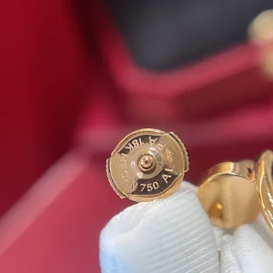 Essenceofluxury Womens Jewelry Cartier Juste un Clou Earrings in Rose Gold A173PP380 AA200863