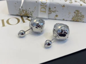 Essenceofluxury Womens Jewelry Dior Silver Tribales Earrings A39PP180 AA201684