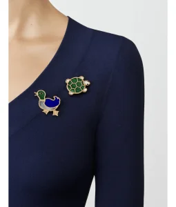 Essenceofluxury Womens Jewelry Van Cleef Arpels Lucky Animals Duck Brooch A205PP380 AA201949