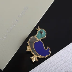 Essenceofluxury Womens Jewelry Van Cleef Arpels Lucky Animals Duck Brooch A205PP380 AA201949
