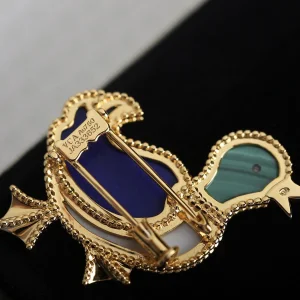 Essenceofluxury Womens Jewelry Van Cleef Arpels Lucky Animals Duck Brooch A205PP380 AA201949