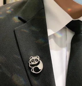 Essenceofluxury Womens Jewelry Van Cleef Arpels Lucky Animals Panda Brooch A205PP380 AA201945