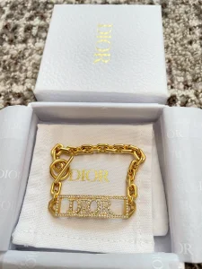 Dior Gold Chain Bracelet 