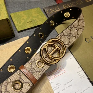 Gucci G Buckle Canvas Belt 40MM