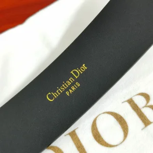 Dior Saddle CD Leather Belt Blue 35MM