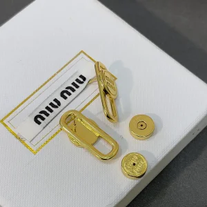 Miu Miu Gold Earrings